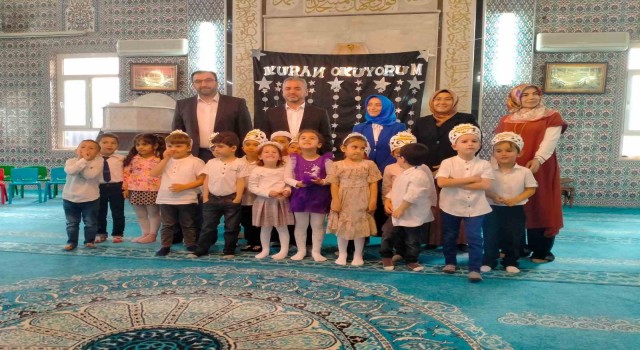 Aydında 4-6 yaş öğrencileri Kurana geçmenin sevincini yaşadı