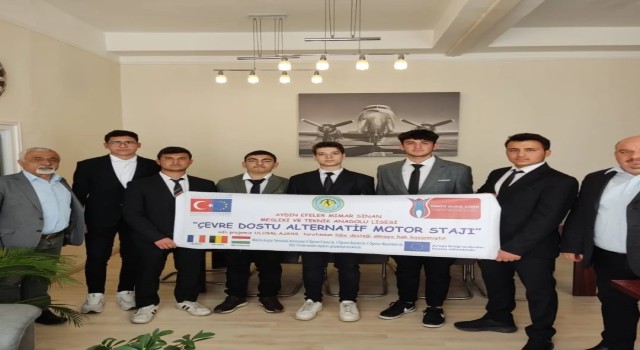 Aydınlı öğrenciler yurtdışında elektrikli ve hibrit araçlar üzerine staj yaptı