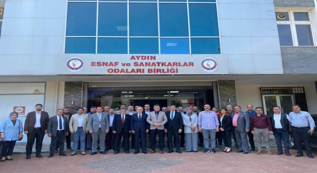 AYESOB Başkanı Künkcü: “Esnafımızın dertlerini aktardık”