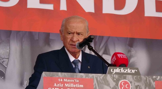 Bahçeli: “Bir terörist alçakça ve cüretkar şekilde milletimizi tehdit ederek, 14 Mayısta Kılıçdaroğlu kazanamazsa iç savaş çıkar diyebilmiştir