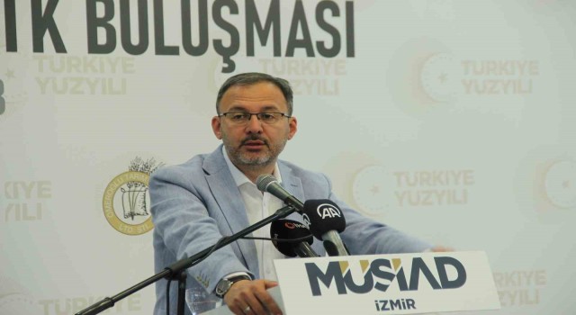 Bakan Kasapoğlu, İzmirde iş dünyasıyla bir araya geldi