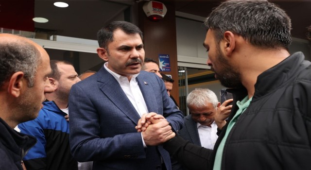 Bakan Kurum: “Depremzede kardeşlerimizi onların insafına hiçbir zaman terk etmedik”