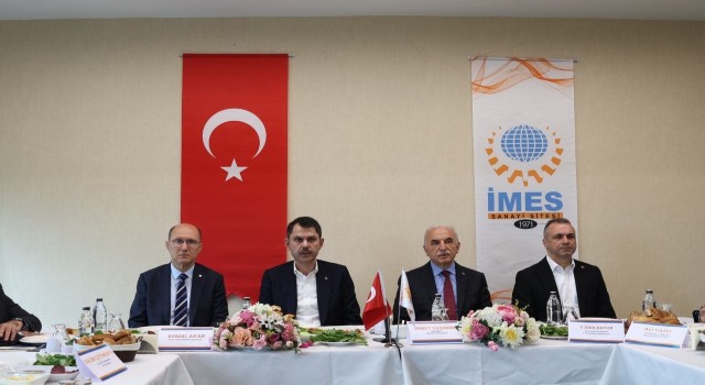 Bakan Kurum: “TOKİ başkanlığımızla yine sanayi bölgelerimizle birlikte yapacağımız projeyle katkı sağlayacağız