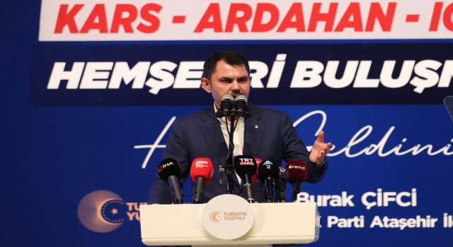 Bakan Kurum: “Türkiye Yüzyılının türküsünü söyleyeceğiz”