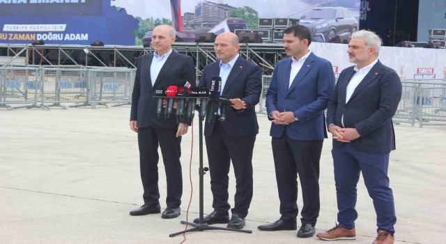 Bakanlar Soylu ve Kurumdan miting öncesi açıklamalar: 16 milyon İstanbullu kardeşimiz ile Türkiye Yüzyılının işaret fişeğini yakacağız