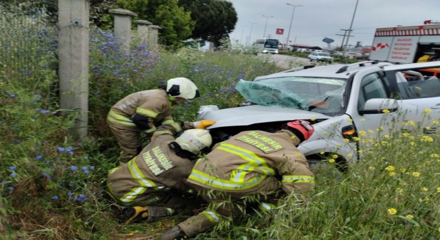 Bandırmada trafik kazası: 1 ölü, 3 yaralı