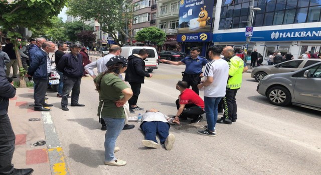 Bandırmada trafik kazasında 1 kişi yaralandı