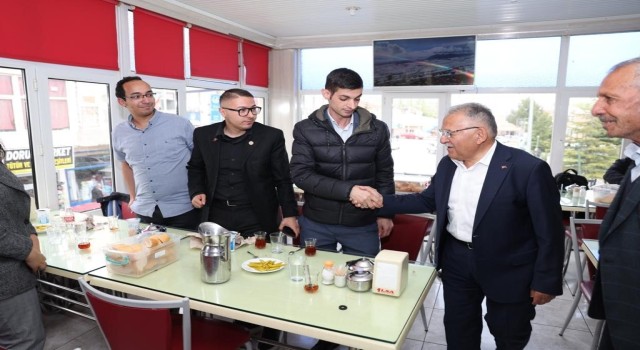 Başkan Büyükkılıçtan Sarıza ziyaret