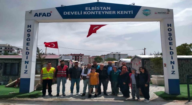 Başkan Cabbardan Elbistan Develi Konteyner Kent e ziyaret