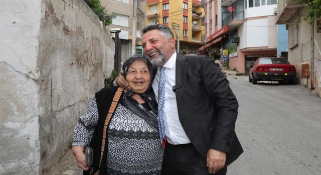 Başkan Sandal, mahalle ziyaretlerini sürdürüyor