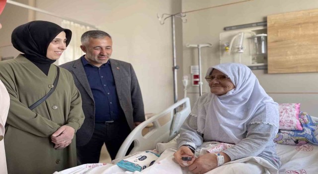 Başkan Yıldırım hastaları ziyaret etti
