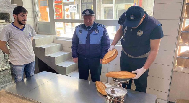 Bayburtta zabıtadan fırın denetimi