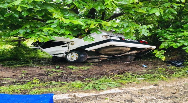 Bilecikte yaşanan trafik kazasında 2 kişi yaralandı