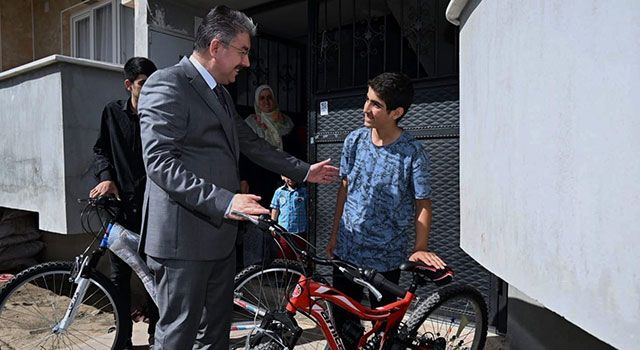 Bisiklet hayali, Osmaniye Valisi Erdinç Yılmaz'a yazdığı mektupla gerçek oldu