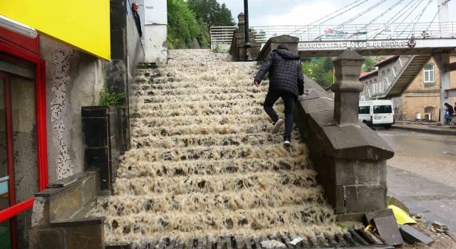 Bitliste sağanak sele neden oldu