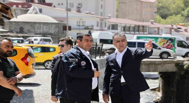Bitlisteki dere üstü çalışmaları kaldığı yerden devam ediyor