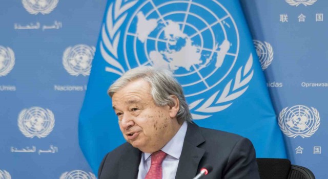Guterres: “Cumhurbaşkanı Erdoğan ve Türk hükümetine gösterdikleri çaba için bir kez daha şükranlarımı sunuyorum”