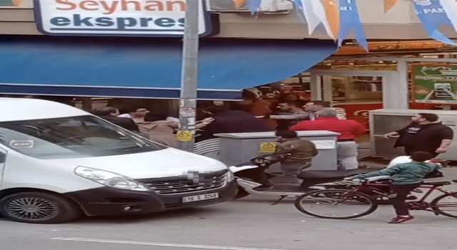 Bursada gençlerin kavgası kamerada