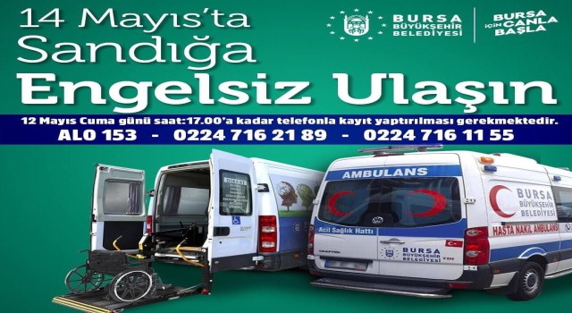 Bursada oy kullanmaya engel yok