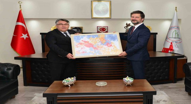 Büyükelçi Matisten ZBEÜ RektörüÖzölçere ziyaret