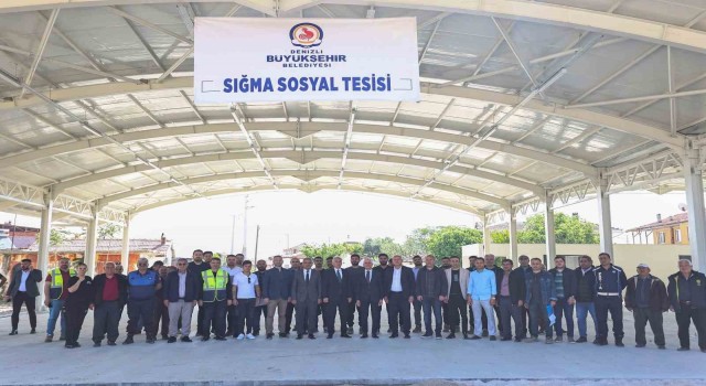 Büyükşehir  Sarayköy Sığmaya sosyal tesis kazandırdı
