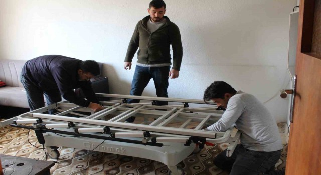 Büyükşehir, 19 ilçede 3 bin 204 adet hasta yatağı yardımında bulundu