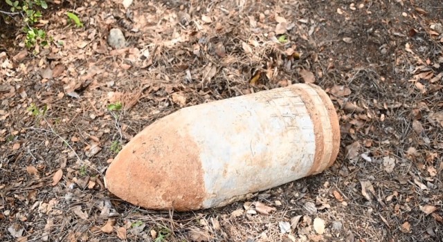 Çanakkale Savaşlarından kalma 108 yıllık patlamamış top mermisi imha edildi