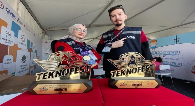Canike TEKNOFESTte ödül yağmuru