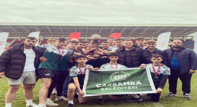 Çarşamba Belediye Spor Kulübünün ragbi başarısı