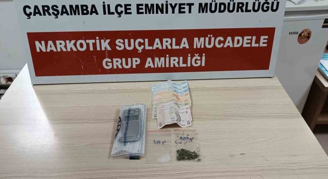 Çarşambada uyuşturucu baskını: 1 tutuklama