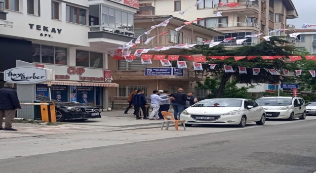 CHPliler ile esnaf arasında propaganda müziği gerginliği