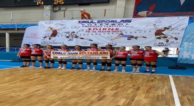 Çorlunun sultanları Türkiye finallerinde