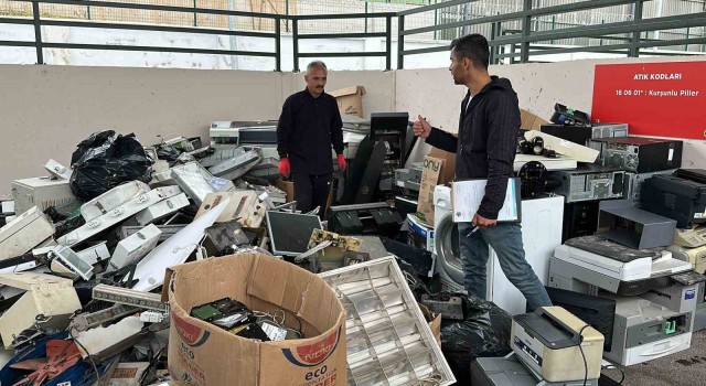Çorum Belediyesi 3 bin 480 kilogram elektronik atığı ekonomiye kazandırdı