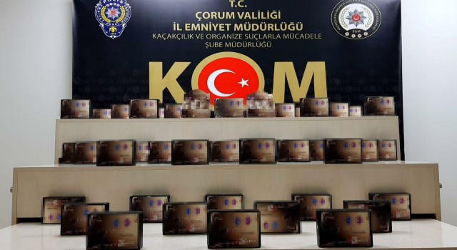 Çorumda cinsel içerikli ürün operasyonu