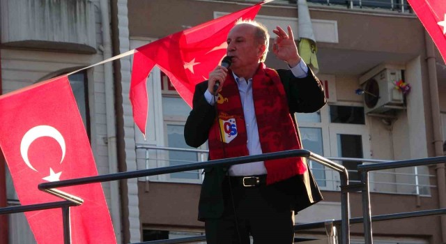 Cumhurbaşkanı Adayı Muharrem İnce Tekirdağ'da