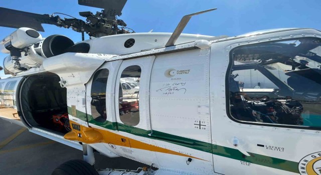 Cumhurbaşkanı Erdoğan yangın söndürmede kullanılacak helikopter ve uçağa isim verdi