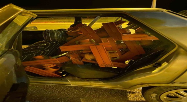 Damlama su borusu ve fiskiye çalan şahsı jandarma yakaladı