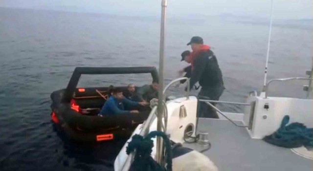 Datçada 5 düzensiz göçmen kurtarıldı