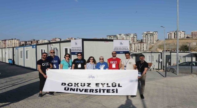 DEÜden Hatayda depremzedelere sağlık taraması