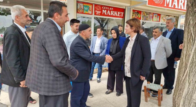 Diyarbakırda AK Partili vekiller teşekkür turuna çıktı: Cumhurbaşkanı Erdoğan için destek istedi