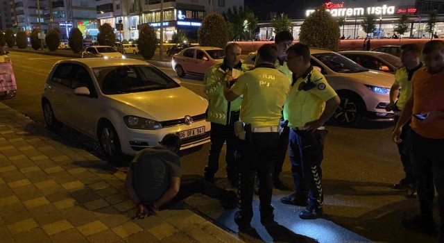 Diyarbakırda alkollü sürücü dört kilometrelik kovalamaca sonucu yakalandı