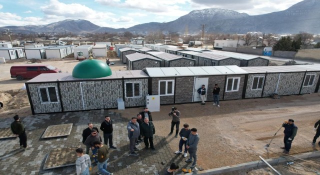 Düzcede üretilip gönderilen konteynerler mahalle oldu