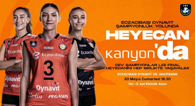 Eczacıbaşı Dynavit, CEV Şampiyonlar Ligi finalini birlikte izlemek için taraftarını davet ediyor