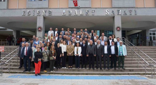 Edirne milletvekilleri mazbatalarını düzenlenen törenle aldı