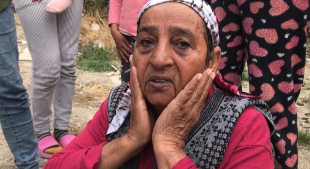 Edirnede evi yanan kadın yaşadığı şoku dakikalarca atlatamadı