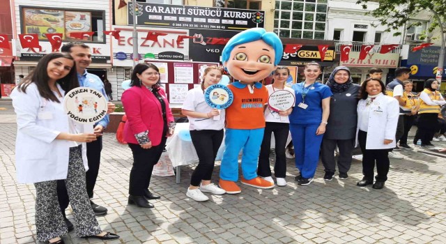 Edremitte meydanda sağlık fuarı