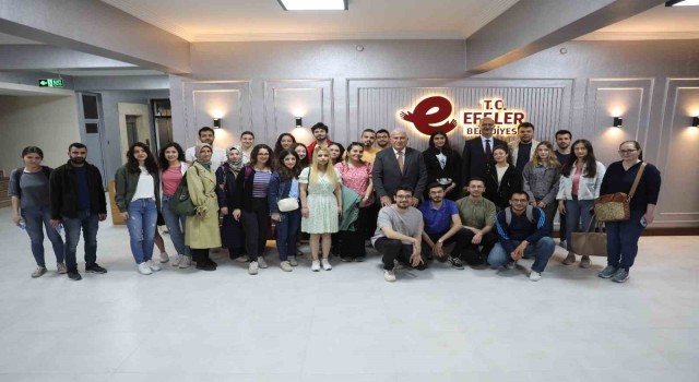 Efeler Belediyesi ADÜlü öğrencileri ağırladı