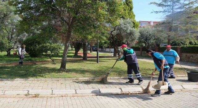 Efelerin yeşil ekipleri, bahar temizliğini sürdürüyor