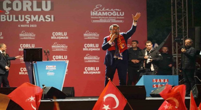 Ekrem İmamoğlu, Çorlu Buluşmasında halka seslendi