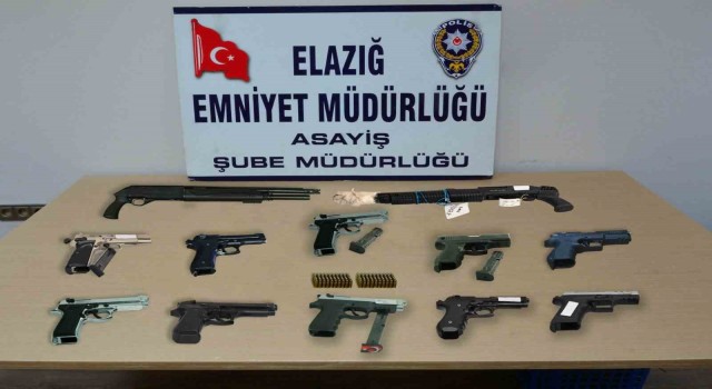 Elazığda asayiş suçlarına karışan 18 kişi tutuklandı